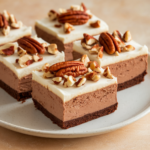 German Chocolate Cheesecake Bars (Coconut Pecan Topping!) 3 German Chocolate Cheesecake bars