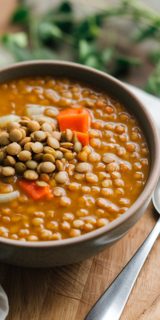 High-Protein Vegan Lentil Soup (Easy Meal Prep!) 2 Vegan Lentil Soup