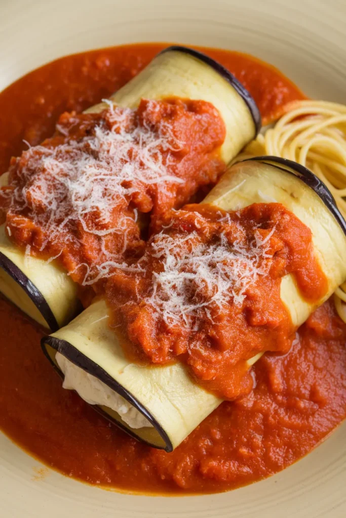 Eggplant Rollatini with Ricotta 2 Eggplant Rollatini with Ricotta